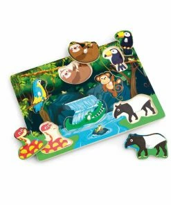 Addo Play Woodlets Lift And Look Rainforest Puzzle - R Exclusive