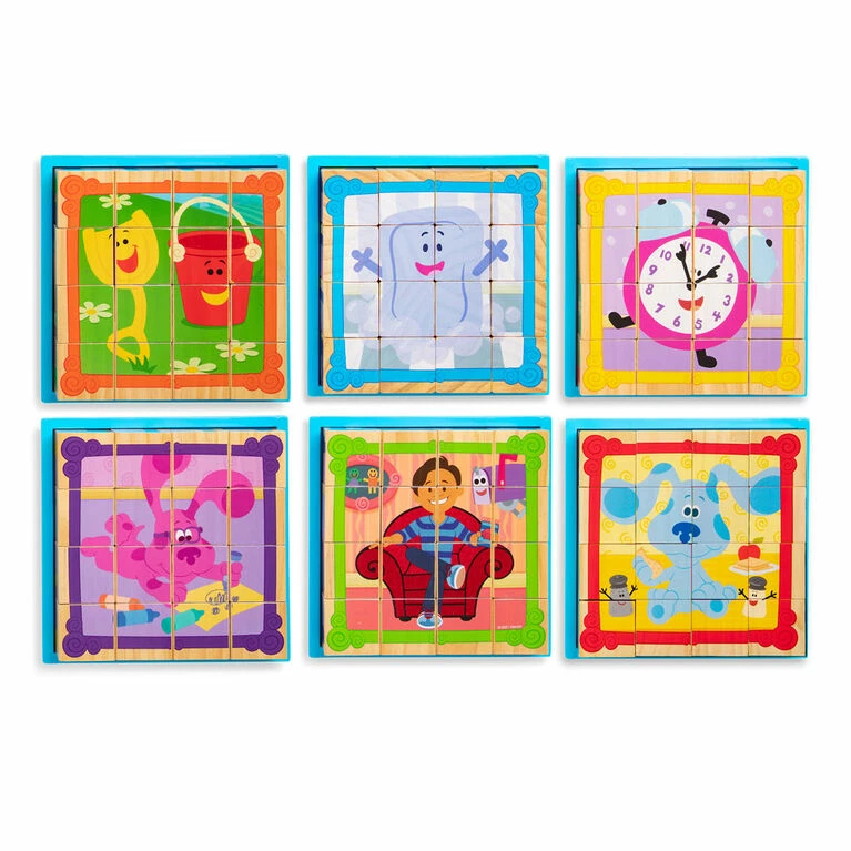 Melissa & Doug Blues Clues And You Wooden Cube Puzzle 2 Melissa & Doug Blues Clues And You Wooden Cube Puzzle - Image 2