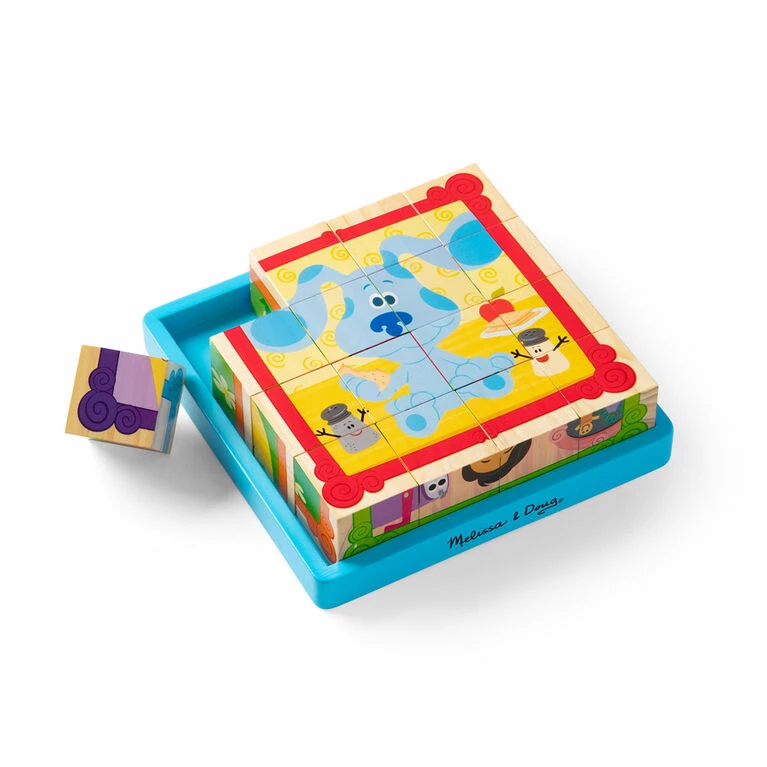 Melissa & Doug Blues Clues And You Wooden Cube Puzzle 5 Melissa & Doug Blues Clues And You Wooden Cube Puzzle - Image 5