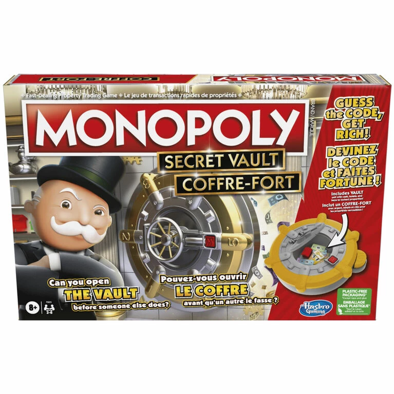 Hasbro Monopoly Secret Vault Board Game 1 Hasbro Monopoly Secret Vault Board Game