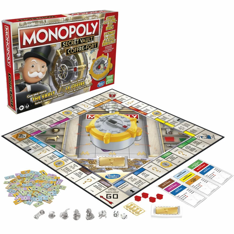 Hasbro Monopoly Secret Vault Board Game 2 Hasbro Monopoly Secret Vault Board Game - Image 2