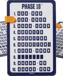 MATTEL Phase 10 40th Anniversary 9 MATTEL Phase 10 40th Anniversary -Toys R US 24EA0B48 4