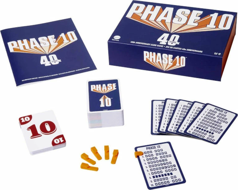 MATTEL Phase 10 40th Anniversary 6 MATTEL Phase 10 40th Anniversary - Image 6