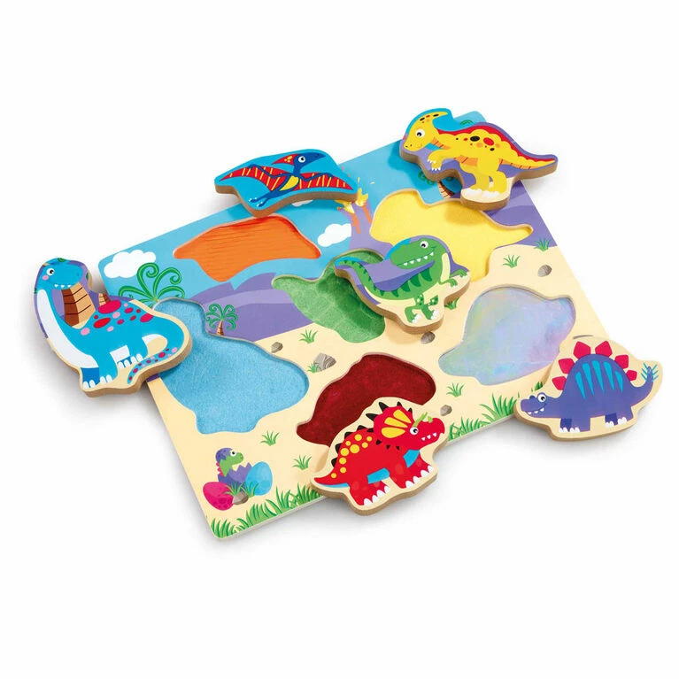 Addo Play Woodlets Chunky Touch And Feel Dino Puzzle - R Exclusive 1 Addo Play Woodlets Chunky Touch And Feel Dino Puzzle - R Exclusive