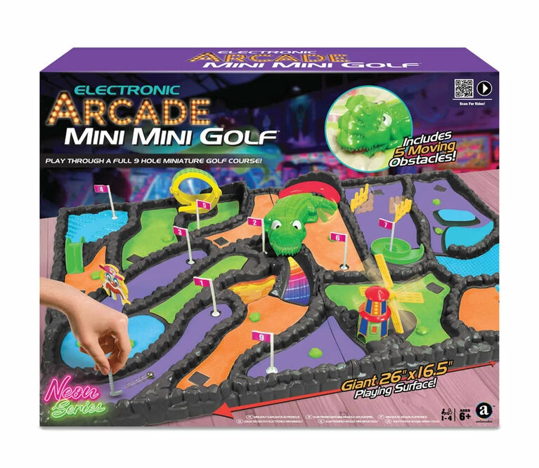 Ambassador Electronic Arcade Mini Mini Golf (Neon Series) - R Exclusive 1 Ambassador Electronic Arcade Mini Mini Golf (Neon Series) - R Exclusive