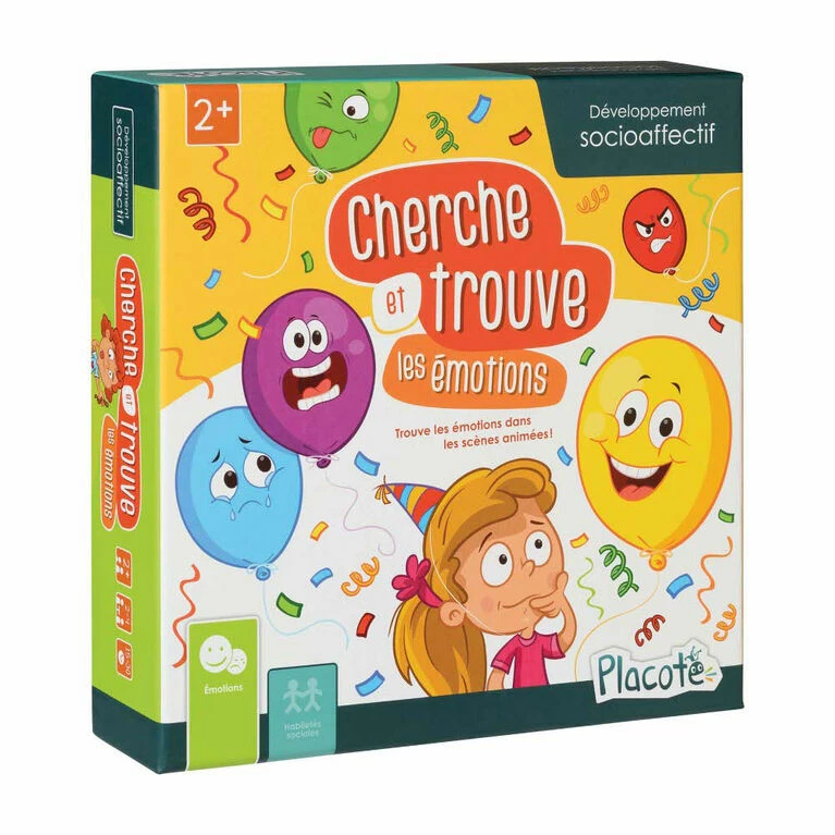 Toys R Us Placote - Seek & Find Emotions - Educational Game - French Edition 1 Toys R Us Placote - Seek & Find Emotions - Educational Game - French Edition