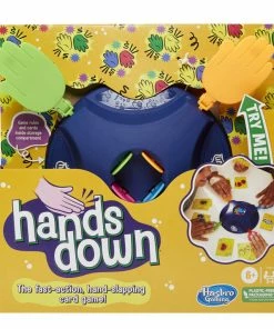 Hasbro Hands Down Game, Fast-Paced Hand-Slapping Kids Game - English Edition