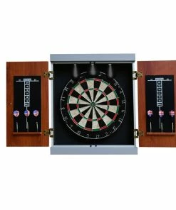 Blue Wave Geneva Dartboard And Cabinet Set
