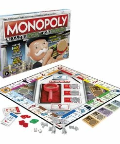 Hasbro Monopoly Crooked Cash Board Game For Families