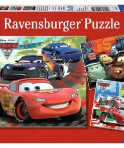 Ravensburger - Disney Pixar - Worldwide Racing Fun Puzzle 3 X 49pc
