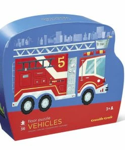 Crocodile Creek - Vehicle 36 Piece Jigsaw Floor Puzzle