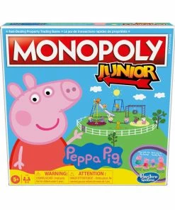 Hasbro Monopoly Junior: Peppa Pig Edition Board Game For 2-4 Players, Indoor Game