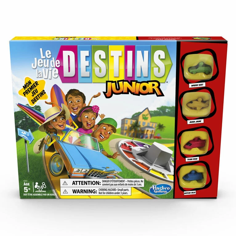 Hasbro The Game Of Life Junior Board Game (French Version) 1 Hasbro The Game Of Life Junior Board Game (French Version)