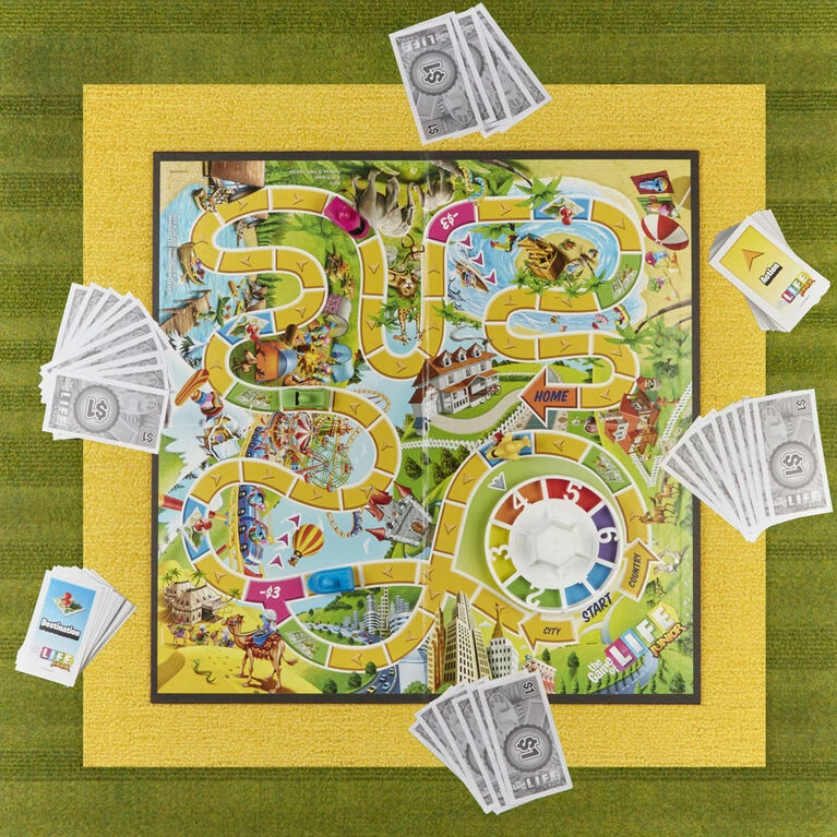Hasbro The Game Of Life Junior Board Game (French Version) 4 Hasbro The Game Of Life Junior Board Game (French Version) - Image 4