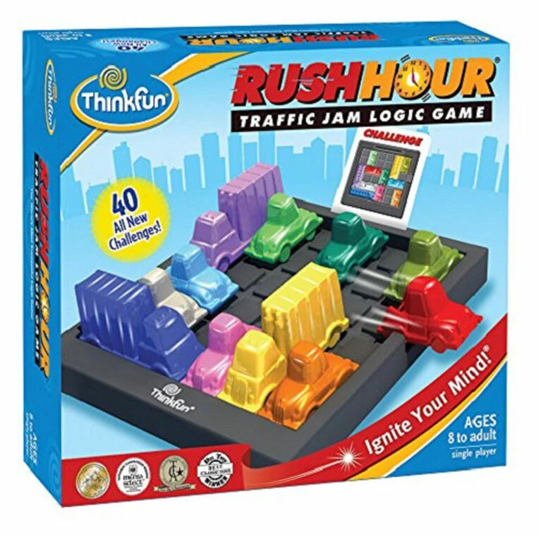 Ravensburger! Thinkfun - Rushhour Traffic Jam Logic Game - English Edition 2 Ravensburger! Thinkfun - Rushhour Traffic Jam Logic Game - English Edition - Image 2