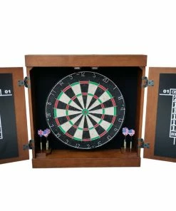 Blue Wave Farmington Dartboard And Cabinet Set