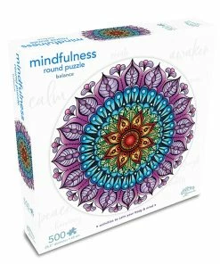 Mindful Living 500 Piece Mandala Puzzle "Balance" - English Edition