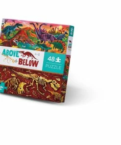 Crocodile Creek Above & Below Dino World 48 Piece - English Edition