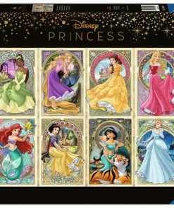 Ravensburger - Disney Art Nouveau Princesses Puzzle 1000pc