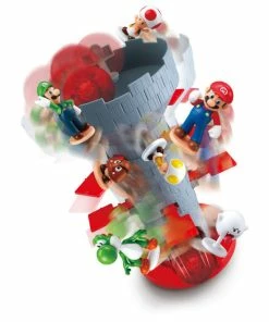 Epoch Games Super Mario Blow Up! Shaky Tower Balancing Game With Collectible Super Mario Action Figures - English Edition -Toys R US 64D8887F 4