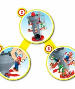 Epoch Games Super Mario Blow Up! Shaky Tower Balancing Game With Collectible Super Mario Action Figures - English Edition -Toys R US 64D8887F 5