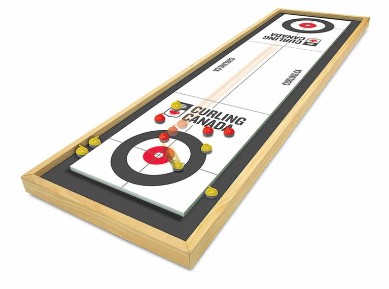 Merchant Amassador Curling Canada Deluxe Wood Tabletop Curling 1 Merchant Amassador Curling Canada Deluxe Wood Tabletop Curling