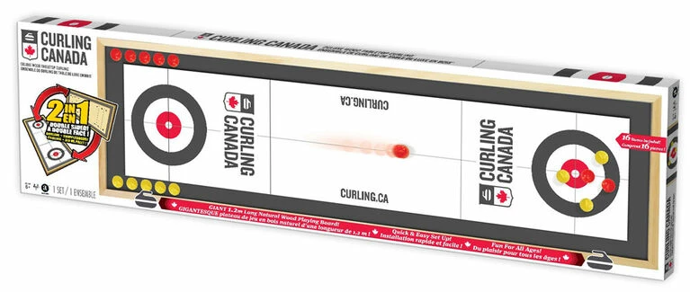 Merchant Amassador Curling Canada Deluxe Wood Tabletop Curling 3 Merchant Amassador Curling Canada Deluxe Wood Tabletop Curling - Image 3