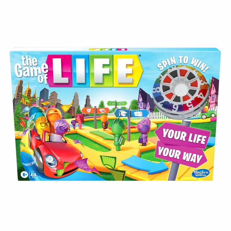 Hasbro The Game Of Life Game, Family Board Game For 2-4 Players, Indoor Game (English) 1 Hasbro The Game Of Life Game, Family Board Game For 2-4 Players, Indoor Game (English)
