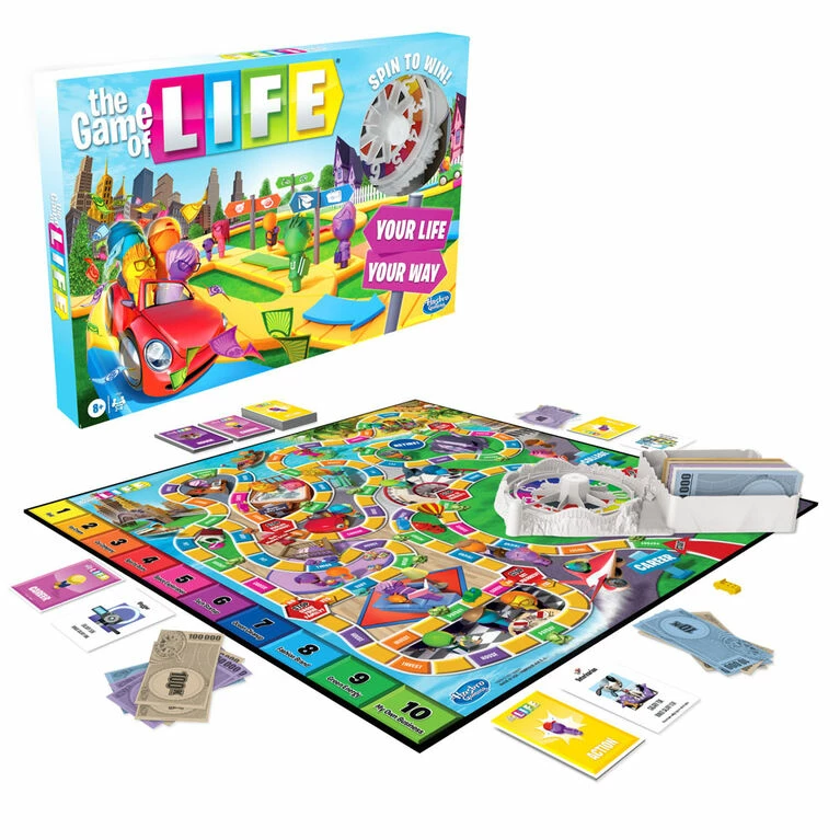 Hasbro The Game Of Life Game, Family Board Game For 2-4 Players, Indoor Game (English) 4 Hasbro The Game Of Life Game, Family Board Game For 2-4 Players, Indoor Game (English) - Image 4