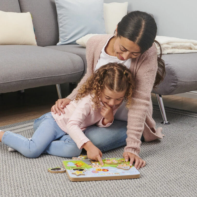 SPIN MASTER Cocomelon, Wooden Musical 5 Jumbo Piece Jigsaw Puzzle- Singalong With JJ And Friends 4 SPIN MASTER Cocomelon, Wooden Musical 5 Jumbo Piece Jigsaw Puzzle- Singalong With JJ And Friends - Image 4