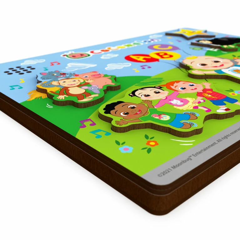 SPIN MASTER Cocomelon, Wooden Musical 5 Jumbo Piece Jigsaw Puzzle- Singalong With JJ And Friends 5 SPIN MASTER Cocomelon, Wooden Musical 5 Jumbo Piece Jigsaw Puzzle- Singalong With JJ And Friends - Image 5