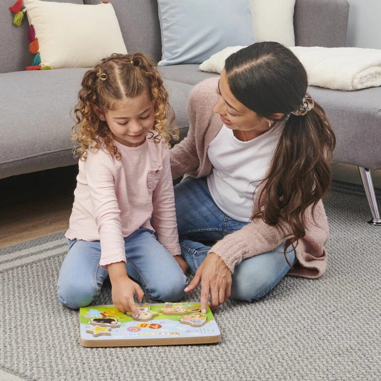 SPIN MASTER Cocomelon, Wooden Musical 5 Jumbo Piece Jigsaw Puzzle- Singalong With JJ And Friends 6 SPIN MASTER Cocomelon, Wooden Musical 5 Jumbo Piece Jigsaw Puzzle- Singalong With JJ And Friends - Image 6