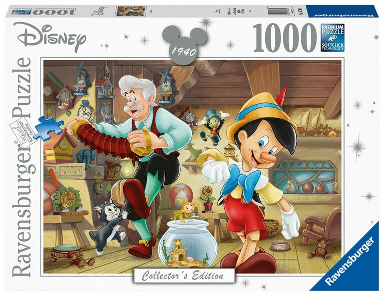 Ravensburger Pinocchio Collector's Edition 1000-Piece Jigsaw Puzzle 1 Ravensburger Pinocchio Collector's Edition 1000-Piece Jigsaw Puzzle
