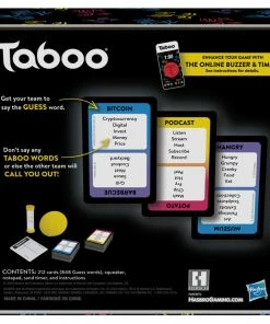 Hasbro Classic Taboo Game, Party Word Guessing Game, Board Game For 4+ Players - English Edition -Toys R US 8415AAAE 5