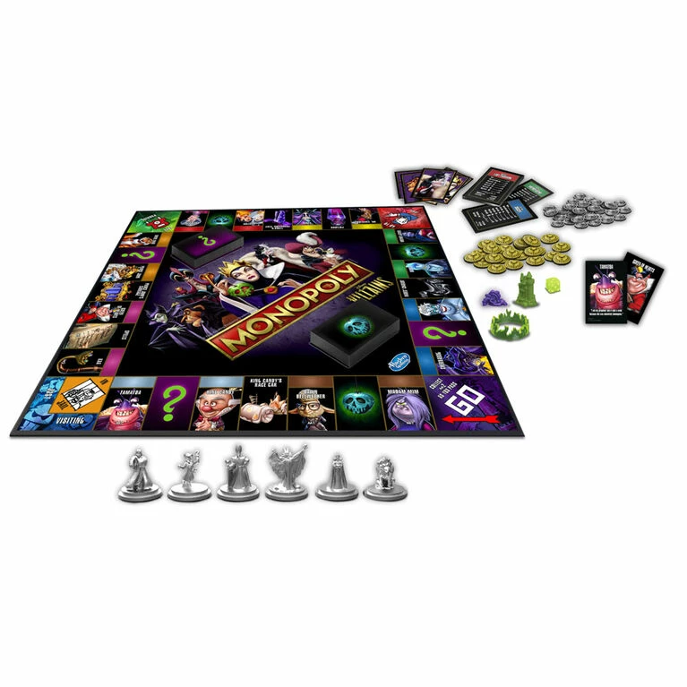 Hasbro Monopoly: Disney Villains Edition Board Game, Play As A Classic Disney Villain - English Edition 4 Hasbro Monopoly: Disney Villains Edition Board Game, Play As A Classic Disney Villain - English Edition - Image 4