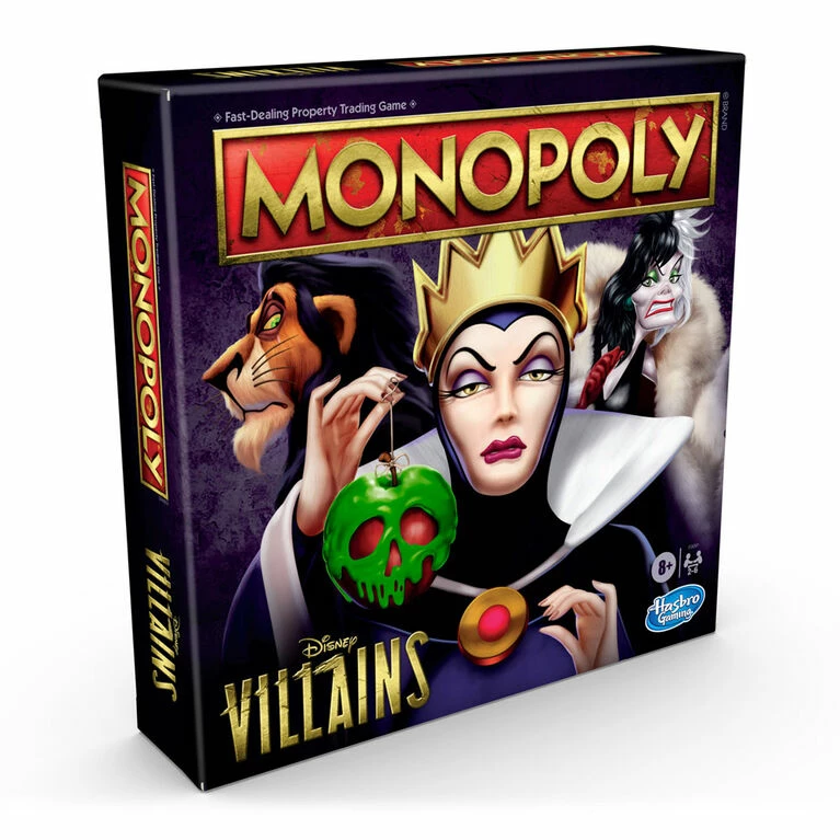 Hasbro Monopoly: Disney Villains Edition Board Game, Play As A Classic Disney Villain - English Edition 5 Hasbro Monopoly: Disney Villains Edition Board Game, Play As A Classic Disney Villain - English Edition - Image 5