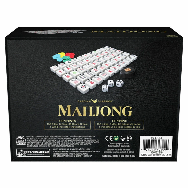 SPIN MASTER Mah Jong Classic Strategy Game 5 SPIN MASTER Mah Jong Classic Strategy Game - Image 5