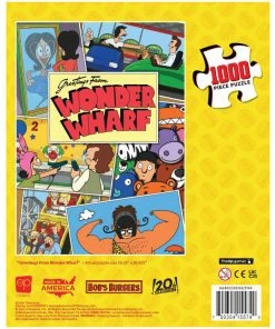 Grosnor Bob's Burgers "Greetings From Wonder Wharf" 1000 Piece Puzzle - English Edition -Toys R US 84859A7E 4