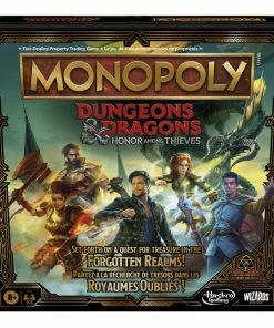 Hasbro Monopoly Dungeons And Dragons: Honor Among Thieves Game, Inspired By The Movie, DandD Board Game For 2-5 Players
