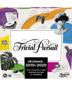 Hasbro Trivial Pursuit Decades 2010 To 2020 Board Game For Adults (French Edition)