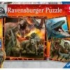 Ravensburger - Jurassic World: Instinct To Hunt Puzzle 3x49pc