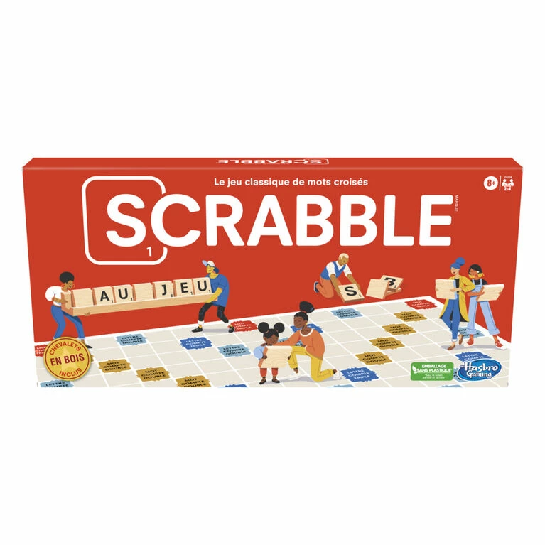Hasbro Scrabble Board Game (French) 1 Hasbro Scrabble Board Game (French)