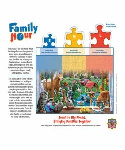 Masterpieces Puzzle Family Hour Peeking Through Large 400 Piece EZGrip Jigsaw Puzzle By Adrian Chesterman -Toys R US 949EFA99 3