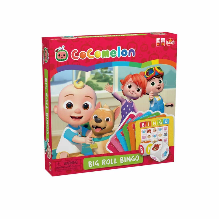 Pressman Toy Cocomelon - Big Roll Bingo - English Edition 1 Pressman Toy Cocomelon - Big Roll Bingo - English Edition