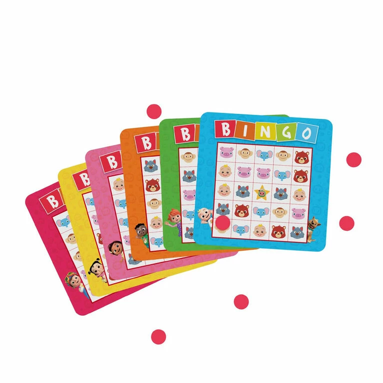 Pressman Toy Cocomelon - Big Roll Bingo - English Edition 2 Pressman Toy Cocomelon - Big Roll Bingo - English Edition - Image 2