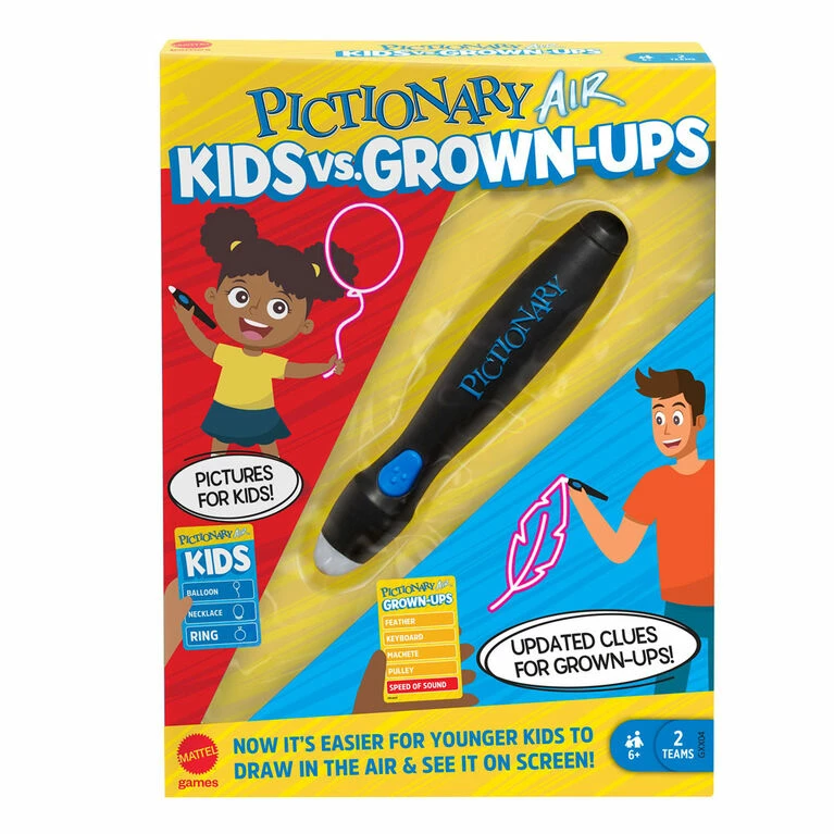 MATTEL Pictionary Air Kids Vs. Grown-ups - English Edition 1 MATTEL Pictionary Air Kids Vs. Grown-ups - English Edition