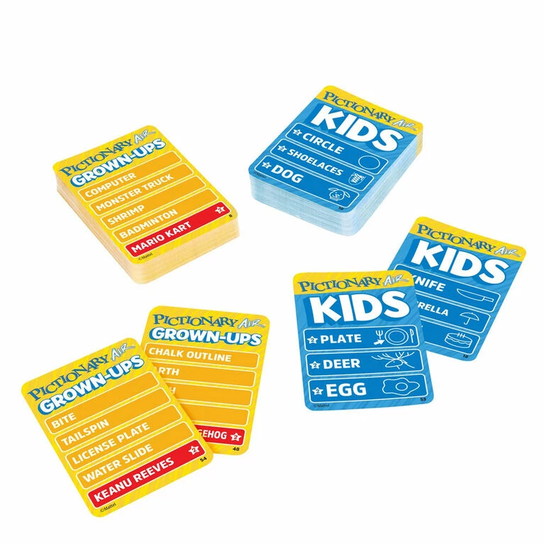 MATTEL Pictionary Air Kids Vs. Grown-ups - English Edition 5 MATTEL Pictionary Air Kids Vs. Grown-ups - English Edition - Image 5