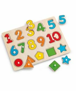 Addo Play Woodlets Lift And Look Numbers Puzzle - R Exclusive