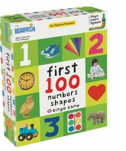 University Games First 100 Numbers, Colors, Shapes Bingo - English Edition