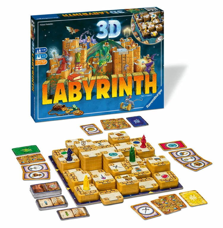Ravensburger - Labyrinth 3D French Version 1 Ravensburger - Labyrinth 3D French Version
